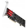 AXAGON radič do PCIe pro 2x PCIe NVME SSD / PCEM2-ND / RAID podpora / délka: 2230 až 22110