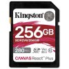 KINGSTON Canvas React Plus 256GB SDXC / UHS-II / U3 / V60 / 280R/100W / Full HD/4K