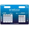 Panasonic Eneloop 4 x R6/AA 2000 mAh+ 4 x R03/AAA 800mAh BK-KJMCDE44E