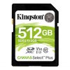 Kingston 512GB SDXC Canvas Select Plus U3 V30 CL10