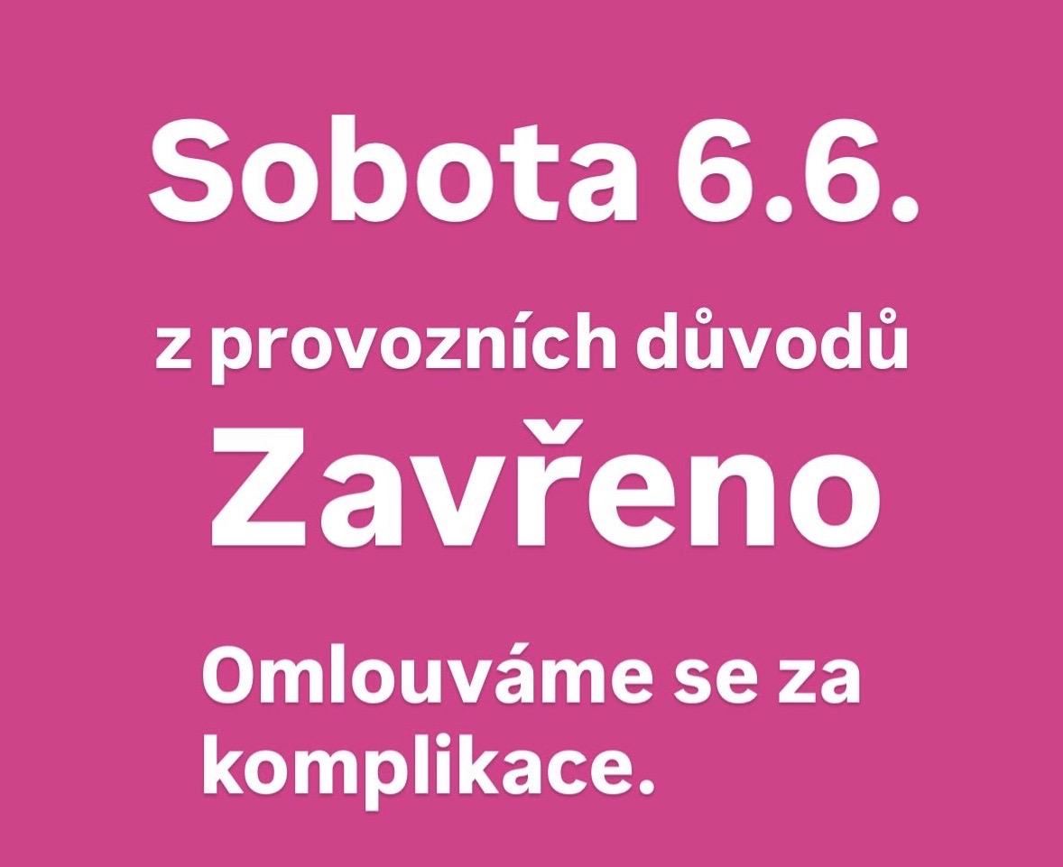 Změna otevírací doby