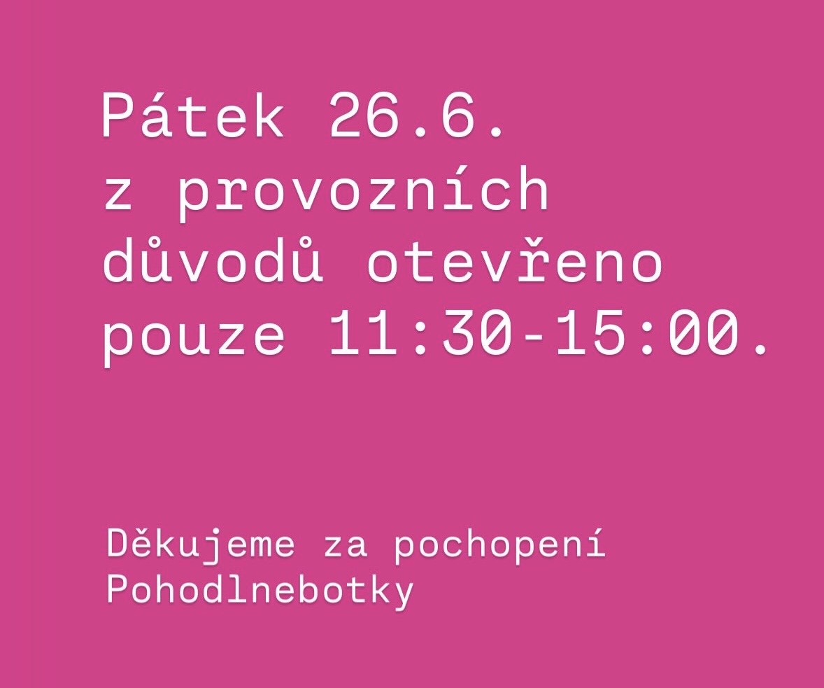 Změna otevírací doby