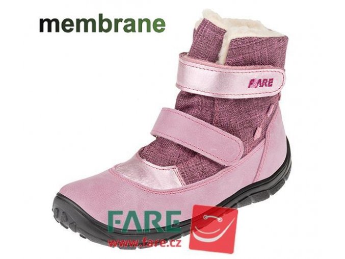 FARE BARE DĚTSKÉ ZIMNÍ NEPROMOKAVÉ BOTY B5441951
