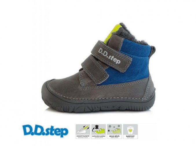 DDstep - W073-29A ZIMNÍ tm. šedá