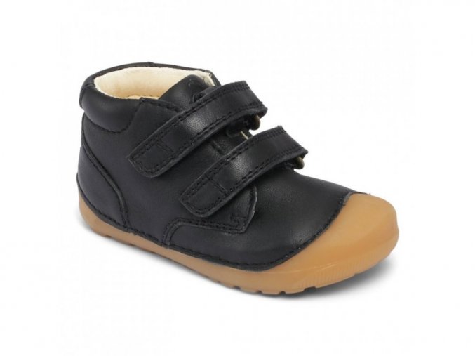 14044 4 bundgaard celorocni barefoot obuv petit velcro black gum bf101068 100