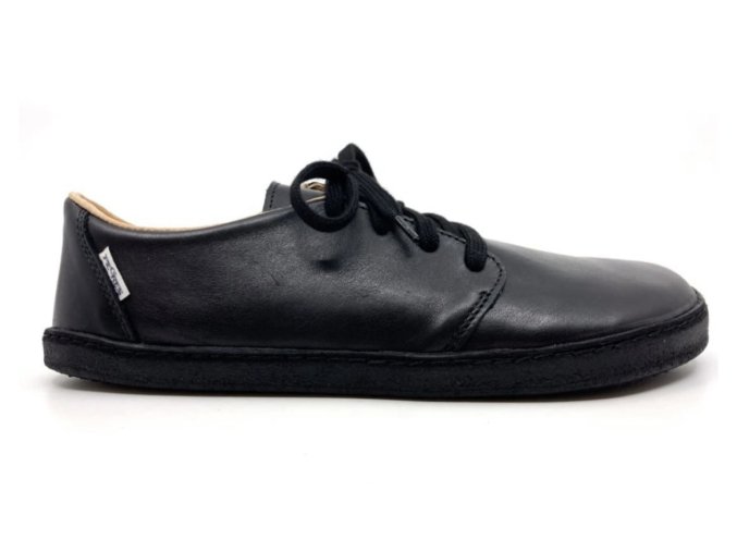 Barefoot celoroční boty Pegres BF81 0.1 černé hladká kůže