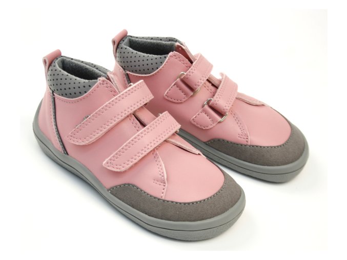 Kotníkové celoroční barefoot Beda s membránou BFN 170060/W/M/NL/OK Rose