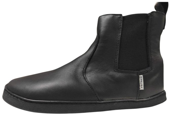 Barefoot Pegres BF 58W zimní černá hladká kůže