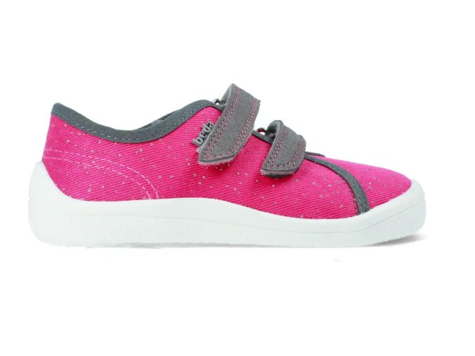 Tenisky BEDA barefoot BFN 170040/TEX/W Pink Shine