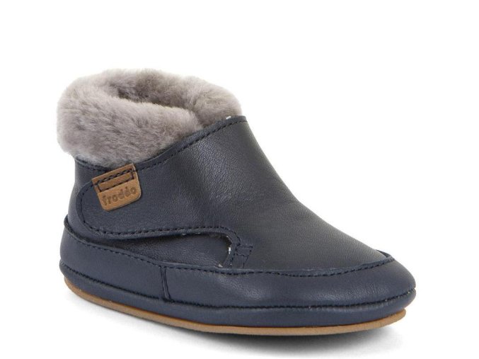 Barefoot capáčky Furry walkers Froddo Dark Blue G1160003-6