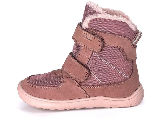 Zimní barefoot boty Protetika Lora old pink