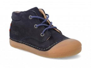 37155 09m001 210 110 barefoot kotnikova obuv koel4kids avery bio nubuk navy modra 1