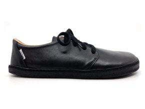 Barefoot celoroční boty Pegres BF81 0.1 černé hladká kůže