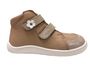 Baby Bare Shoes FEBO FALL Capuccino s okopem