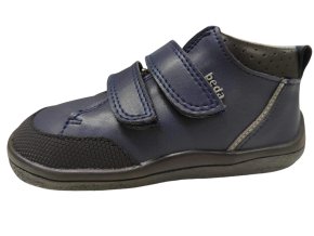 Kotníkové celoroční barefoot Beda s membránou BFN 170060/W/M/NL/OK Navy