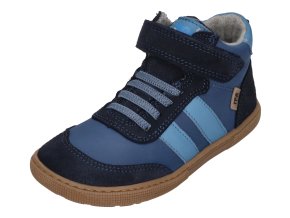 KOEL Barefoot Kinderschuhe DEVO TEX PRINT MERINO blue 1 18679