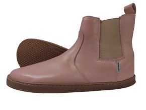 Barefoot Pegres BF 58W zimní růžová hladká kůže