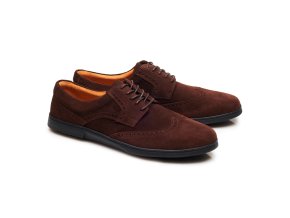 briq brogue velours brown briq brogue suede brown 40