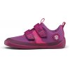 Dětské barefoot boty Affenzahn Sneaker Cotton Lucky - Bird - Berry