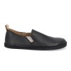 Barefoot espadrilky Pegres - BF82 0.1 slip-on černá hladká kůže