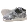 Kotníkové celoroční barefoot Beda s membránou BF 0001/W/M/TS/2/OP Silver Shine