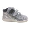 Kotníkové celoroční barefoot Beda s membránou BF 0001/W/M/TS/2/OP Silver Shine