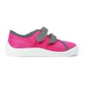 Tenisky BEDA barefoot BFN 170040/TEX/W Pink Shine