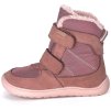 Zimní barefoot boty Protetika Lora old pink