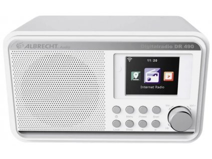 Albrecht DR 490 White internetové rádio s DAB+