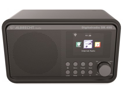 Albrecht DR 490 Black internetové rádio s DAB+