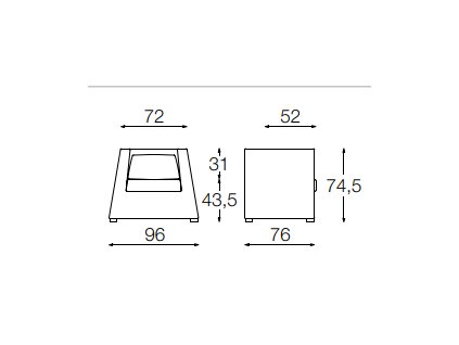 6062 kreslo double siroka zakladna