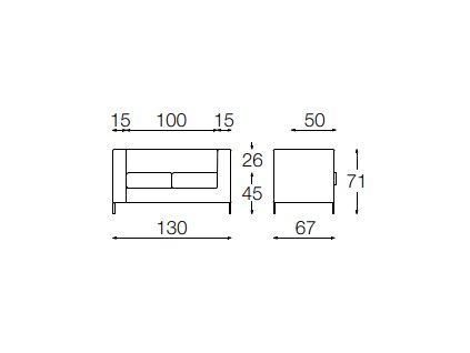 6080 dvoumistna sedacka frame
