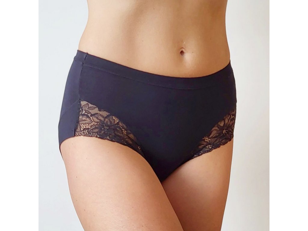 Syvela 7811 černé modalové dámské kalhotky - Pohodový nákup-Terra Mia  #PRODUCTS_COUNT#