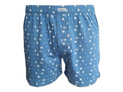 Andrie PS 5626 tyrkysové pánské trenýrky