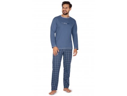 Regina 451 modré pánské pyžamo