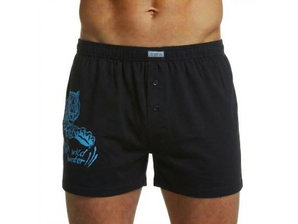 5852 cerne trenky s obrazekm tygr