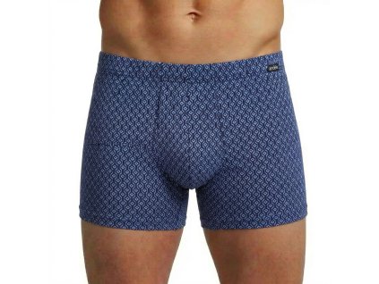 5943 panske boxerky andrie vzorované tmave modré