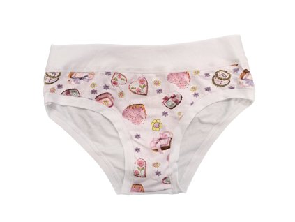 divci kalhotky s plochymi lemy 2980 bianco