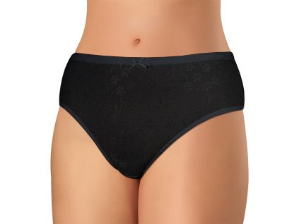 Andrie 1103 damske bavlnene kalhotky cerne