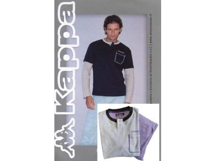 Kappa 4202 pánské domácí oblečení (Barva šedá, Velikost oblečení L)