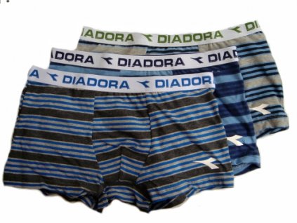 Diadora 811 chlapecké boxerky (Barva šedá melanž, Velikost oblečení 7-122)