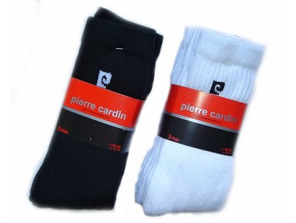 Pierre Cardin PC01 3páry pánské ponožky (Barva bílá, Velikost oblečení 39-42)