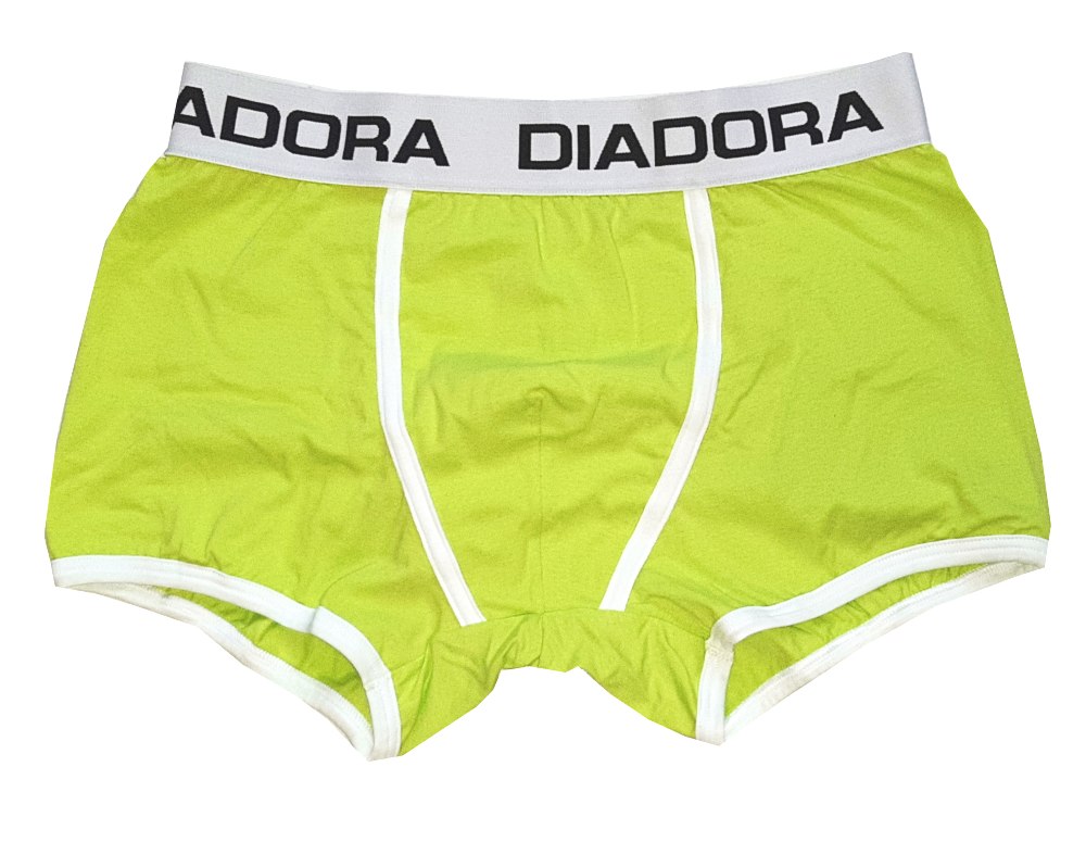 Diadora 00711 pánské boxerky Barva: zelená, Velikost: S