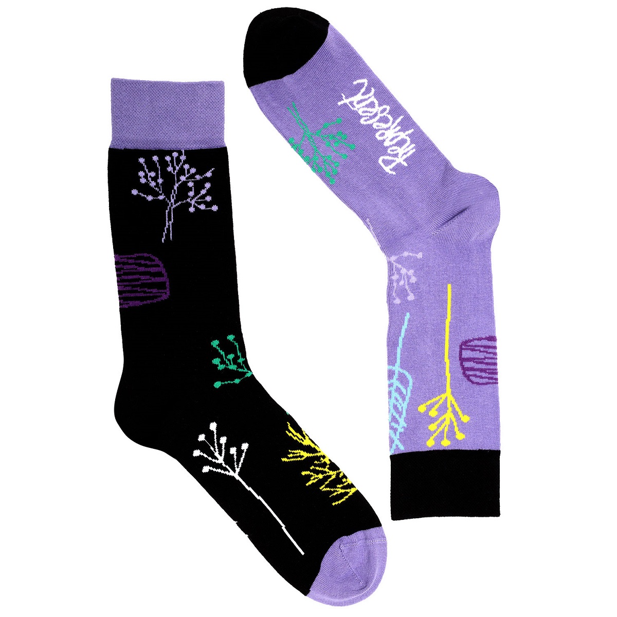 Represent 0658 veselé ponožky herbs Barva: fialová, Velikost: S