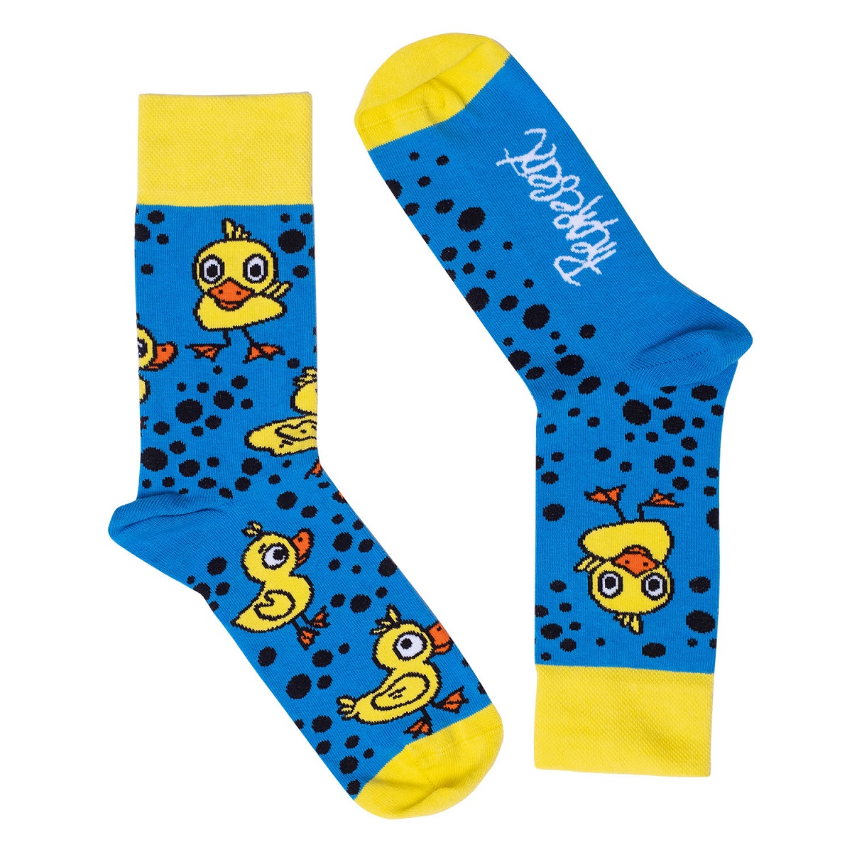 Represent 0657 veselé ponožky happy ducks Barva: modrá, Velikost: 35-38