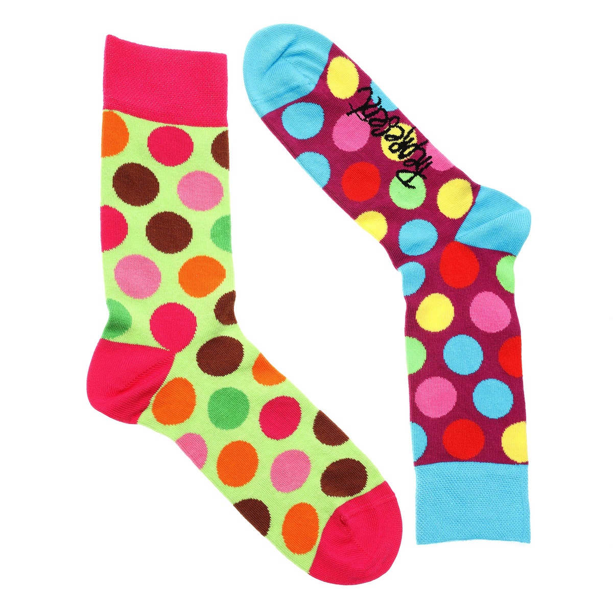 Represent 0602 veselé ponožky color dots Barva: modrá, Velikost: 35-38