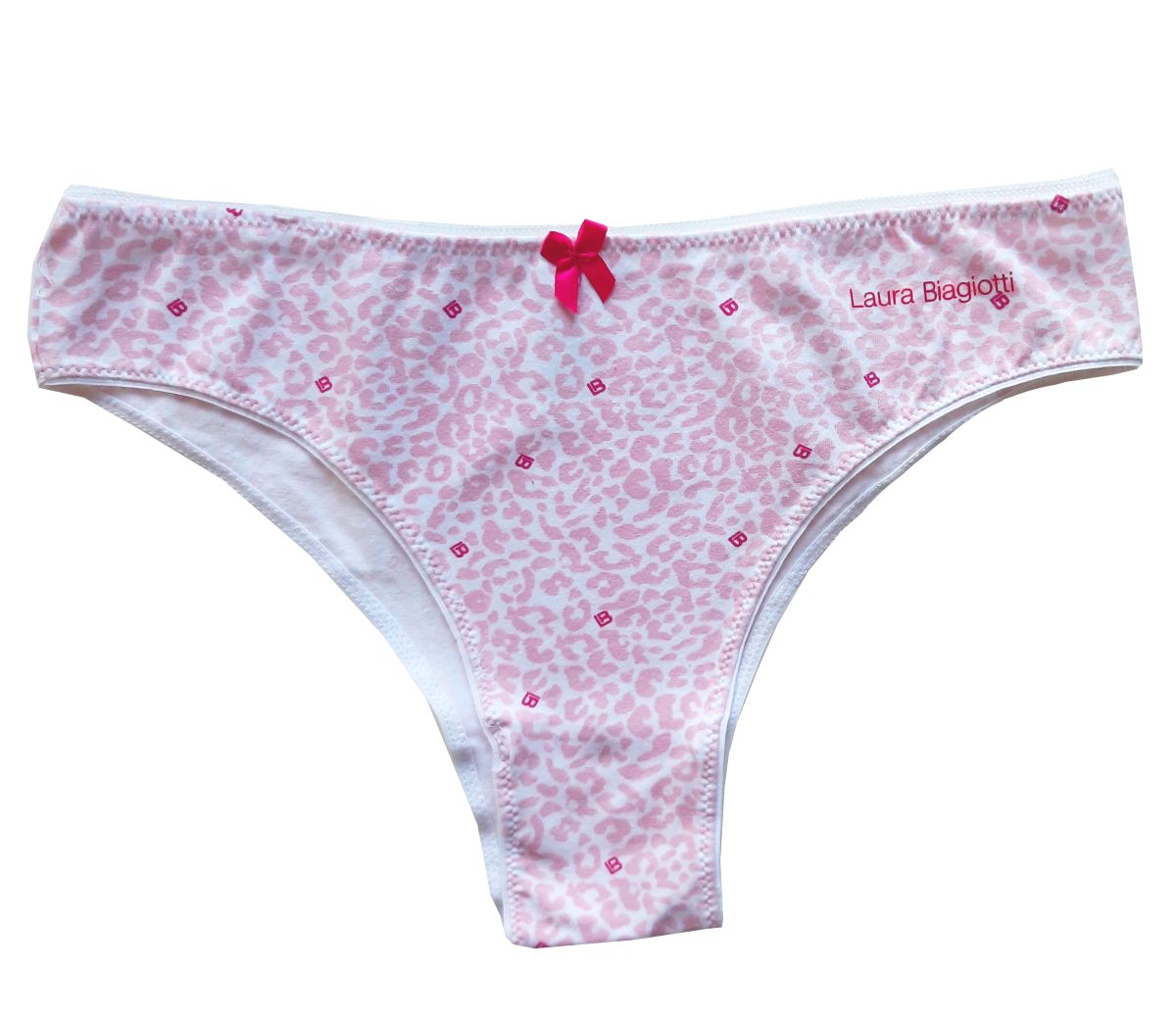 Laura Biagiotti 92053 růžové dámské brazilské kalhotky Barva: růžová, Velikost: L