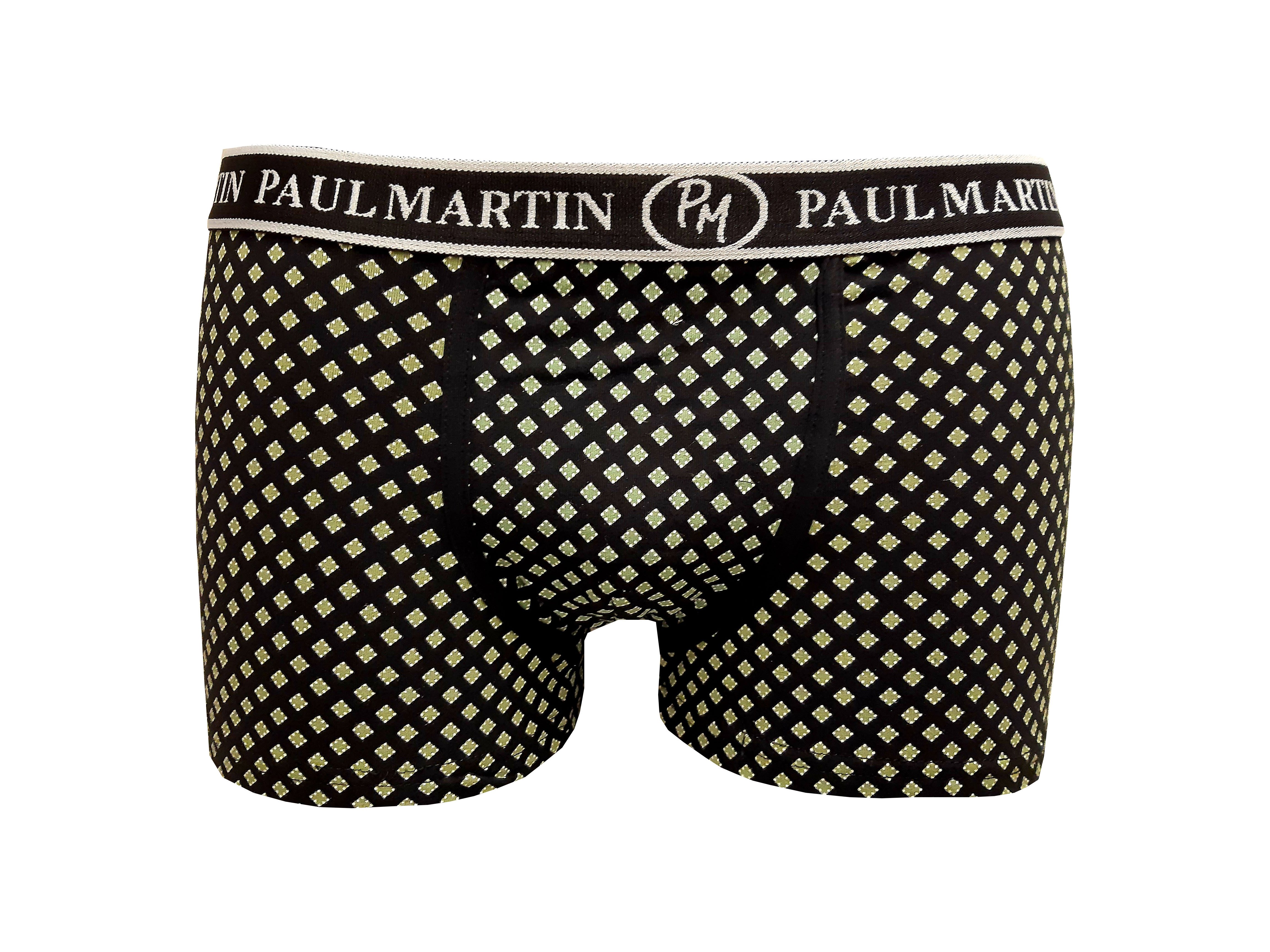 Paul Martin 51133 černé pánské boxerky Barva: černá, Velikost: 2XL