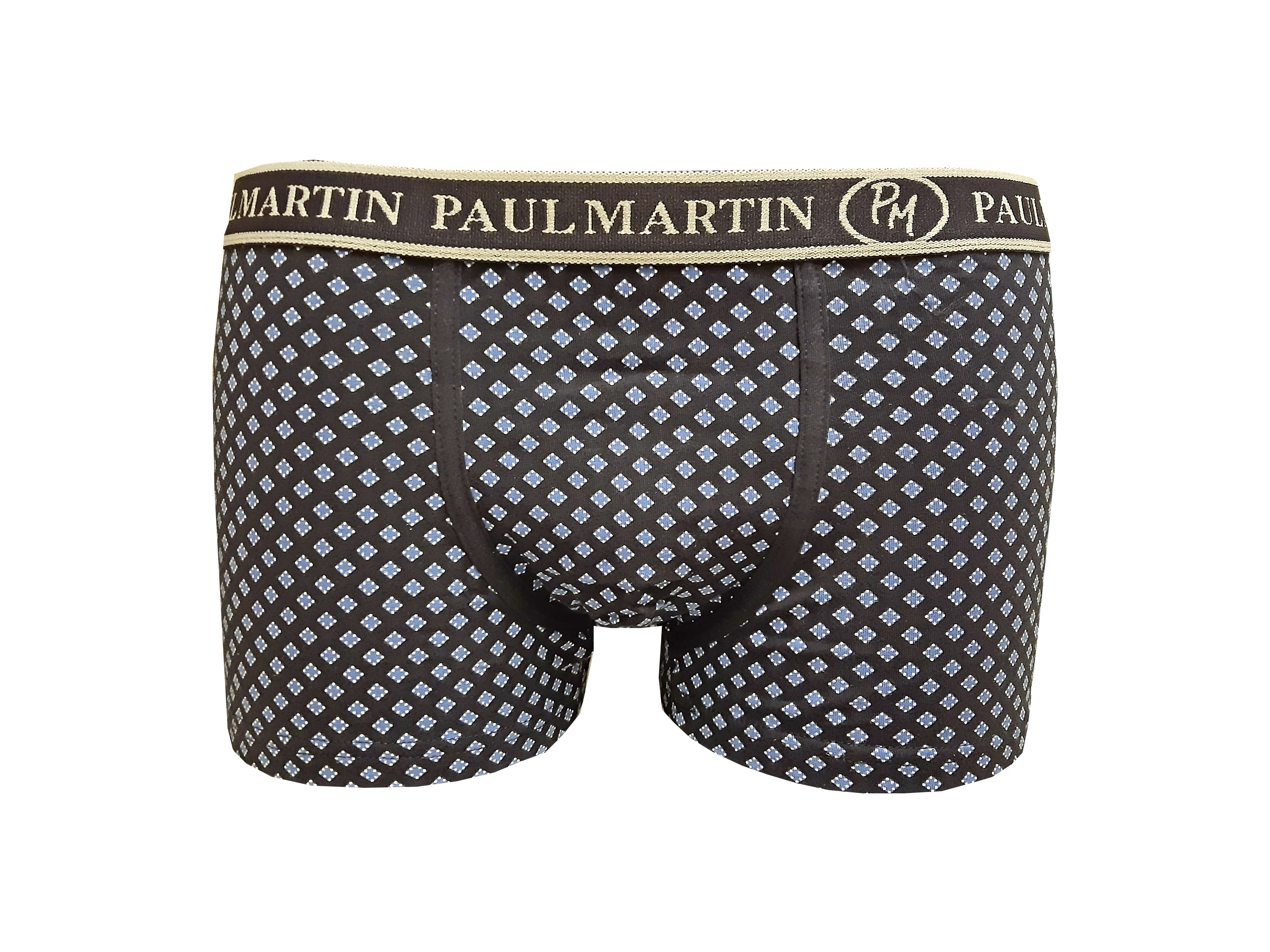 Paul Martin 51133 modré pánské boxerky Barva: modrá, Velikost: M