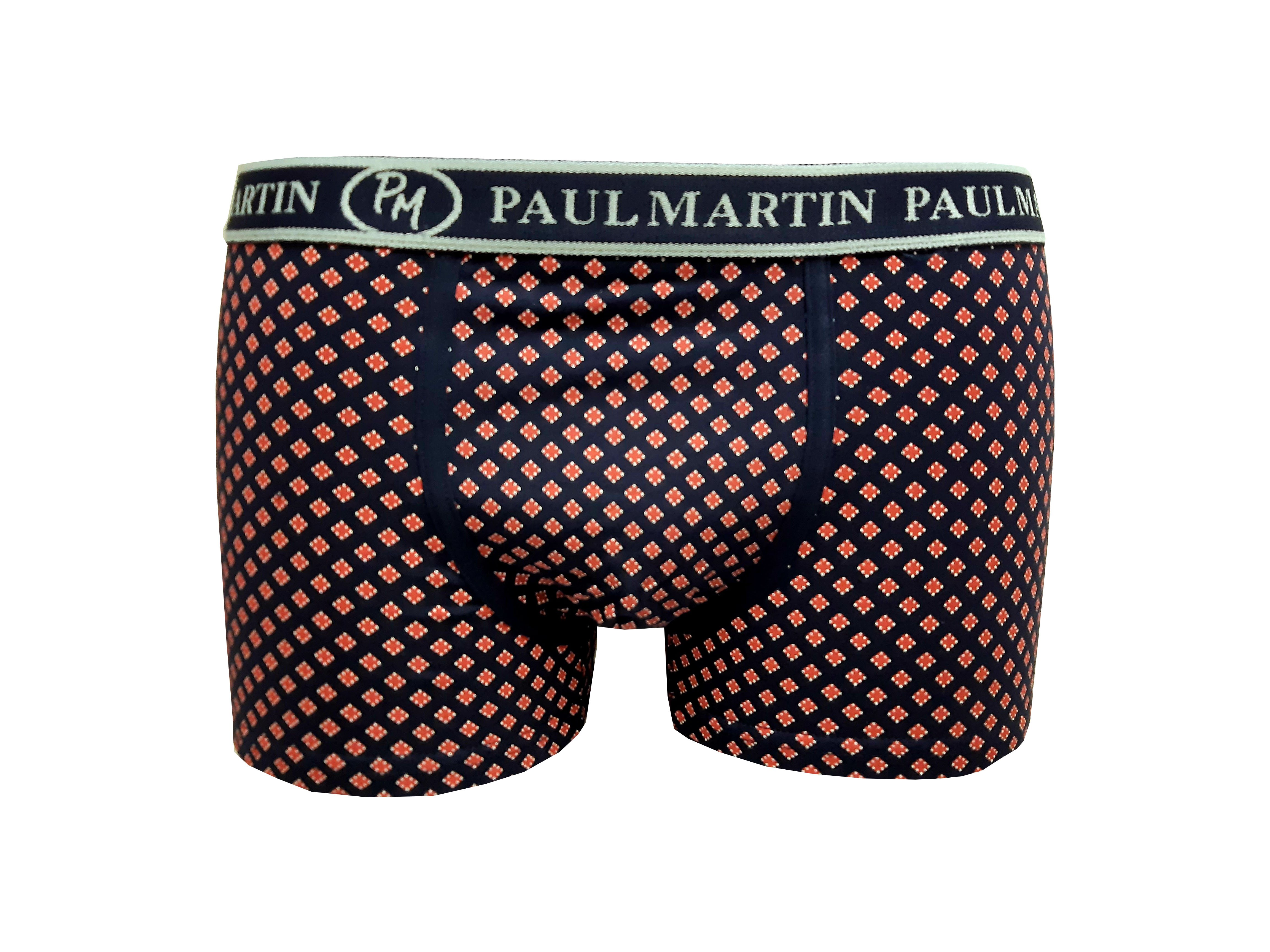 Paul Martin 51133 oranžové pánské boxerky Barva: oranžová, Velikost: 2XL